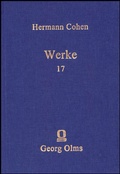 Cover: Hermann Cohen. Werke - Georg Olms Verlag