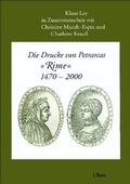 Cover: Die Drucke von Petrarcas "Rime": 1470-2000 - Georg Olms Verlag