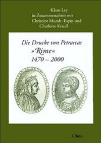 Enlarge image Cover: Die Drucke von Petrarcas "Rime": 1470-2000 - Georg Olms Verlag