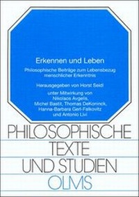 Enlarge image Cover: Erkennen und Leben - Georg Olms Verlag