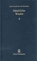 Cover: S&auml;mtliche Werke / Italienische Forschungen, Dritter Theil - Georg Olms Verlag