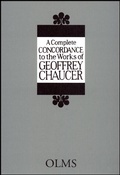 Cover: A Complete Concordance to the Works of Geoffrey Chaucer - Georg Olms Verlag