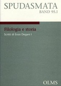 Cover: Filologia e Storia - Georg Olms Verlag