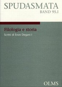 Abbildung von: Filologia e Storia - Georg Olms Verlag