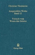 Cover: Ausgew&auml;hlte Werke / Versuch vom Wesen des Geistes - Georg Olms Verlag
