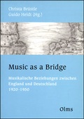Cover: Music as a Bridge - Georg Olms Verlag