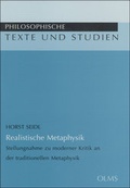 Cover: Realistische Metaphysik - Georg Olms Verlag