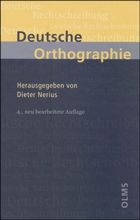 Abbildung von: Deutsche Orthographie - Georg Olms Verlag