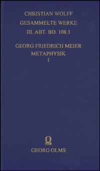 Enlarge image Cover: Metaphysik - Georg Olms Verlag