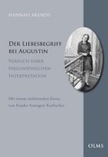 Cover: Der Liebesbegriff bei Augustin - Georg Olms Verlag