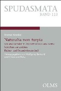 Cover: Naturalia non turpia - Georg Olms Verlag