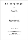 Cover: Antrophologie der Naturv&ouml;lker - Georg Olms Verlag