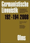 Cover: Germanistische Linguistik / Sprache und Kommunikation in Deutschland Ost und West - Georg Olms Verlag