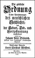 Cover: Christian Wolff - Gesammelte Werke. I. Abteilung: Deutsche Schriften.... / Erg&auml;nzungsreihe: Materialien und Dokumente / Die g&ouml;ttliche Ordnung in den Ver&auml;nderungen des menschlichen Geschlechts - Georg Olms Verlag