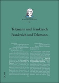 Cover: Telemann und Frankreich - Frankreich und Telemann - Georg Olms Verlag