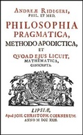 Cover: Philosophia pragmatica - Georg Olms Verlag