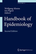 Cover: Handbook of Epidemiology - Springer