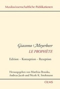Cover: Giacomo Meyerbeer: Le Proph&egrave;te - Georg Olms Verlag