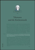 Cover: Telemann und die Kirchenmusik - Georg Olms Verlag