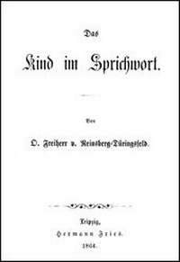 Abbildung von: Das Kind im Sprichwort - Georg Olms Verlag
