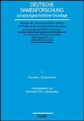 Cover: Flurnamen, Stra&szlig;ennamen - Georg Olms Verlag