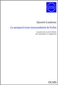 Cover: Le perspectivisme transcendantal de Fichte - Georg Olms Verlag
