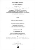 Cover: Athanasius Kircher S.J.: &Auml;u&szlig;ere Lebensumst&auml;nde, geistiger Standort, literarische Wirksamkeit. - Georg Olms Verlag