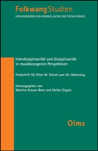 Abbildung von: Interdisziplinarität und Disziplinarität in musikbezogenen Perspektiven - Georg Olms Verlag