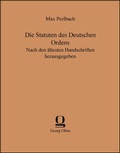 Cover: Die Statuten des Deutschen Ordens - Georg Olms Verlag
