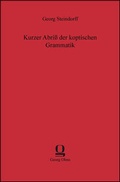 Cover: Kurzer Abri&szlig; der koptischen Grammatik - Georg Olms Verlag