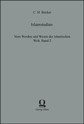 Cover: Islamstudien - Georg Olms Verlag