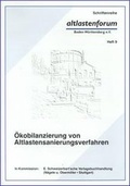 Cover: &Ouml;kobilanzierung von Altlastensanierungsverfahren - Schweizerbart'sche, E.