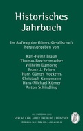 Cover: Historisches Jahrbuch - Karl Alber Verlag