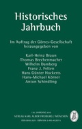 Cover: Historisches Jahrbuch - Karl Alber Verlag