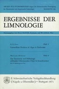 Cover: Extracellular Products of Algae in Freshwater. - Hofmann, Wolfgang: Zur Taxonomie und Pal&ouml;kologie subfossiler Chironomiden (Dipt) in Seesedimenten - Schweizerbart'sche, E.