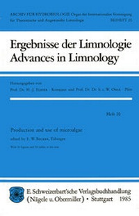 Enlarge image Cover: Production and use of microalgae - Schweizerbart'sche, E.