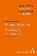 Cover: Dialogphilosophie / Philosophy of Dialogue - Karl Alber Verlag