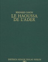 Enlarge image Cover: Le Haoussa de l'ader - Reimer Verlag