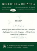 Cover: Monographie der s&uuml;damerikanischen Gattungen Haplopappus Cass. und Notopappus L. Klingenberg (Asteraceae - Astereae) - Schweizerbart'sche, E.