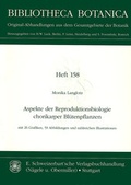 Cover: Aspekte der Reproduktionsbiologie chorikarper Bl&uuml;tenpflanzen - Schweizerbart'sche, E.