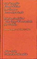 Cover: Briefwechsel &uuml;ber "Die Neue Wissenschaft der Politik" - Karl Alber Verlag