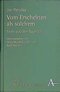 Cover: Vom Erscheinen als solchem - Karl Alber Verlag