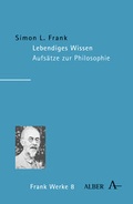 Cover: Lebendiges Wissen - Karl Alber Verlag