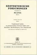 Cover: Vergleichende Studien an Pr&auml;mesozoischen Gesteinen Chiles unter besonderer Ber&uuml;cksichtigung Ihrer Kleintektonik - Schweizerbart'sche, E.
