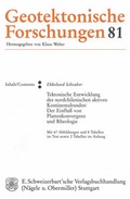 Cover: Tektonische Entwicklung des nordchilenischen aktiven Kontinentalrandes - Schweizerbart'sche, E.