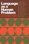 Cover: Language as a Human Problem - WW Norton & Co