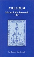 Cover: Athen&auml;um - 3. Jahrgang 1993 - Jahrbuch f&uuml;r Romantik - Brill Deutschland