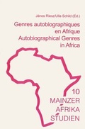 Cover: Genres autobiographique en Afrique /Autobiographical Genres in Africa - Reimer Verlag