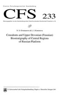 Cover: Conodonts and Upper Devonian (Frasnian) Biostratigraphy of Central Regions of Russian Platform - Schweizerbart'sche, E.