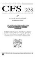Cover: Latest Silurian (Pridoli) to middle devonian (Givetian) of the Asio-Australia hemisphere: rationalization of brachiopod taxa and faunal lists; stratigraphic correlation chart - Schweizerbart'sche, E.